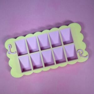 Nail Organizer Pink and Yellow