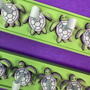 Sea Turtle Nail Stand Green