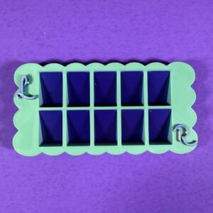 Cursive Nail Organizer Second Quality Green/Purple